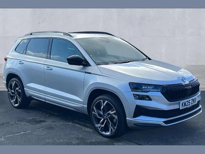 Used Skoda Karoq SportLine 150 HP (110 kW) 2025 Silver SUV
