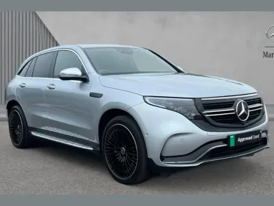 Used Mercedes EQC400 AMG Line Premium Plus 300 kW (408 HP) 2023 Metallic paint hightech silver SUV