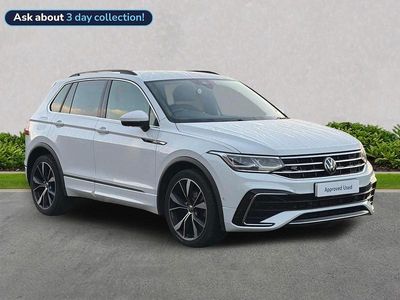 White Used 2023 VW Tiguan R-line SUV | £27,854 (Fair price)