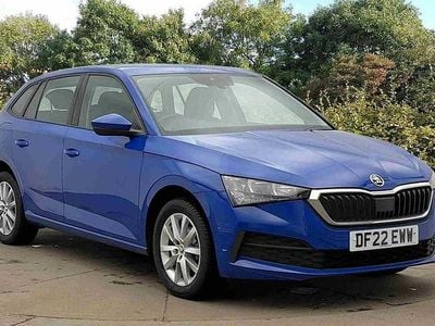 Used Skoda Scala 95 HP (69 kW) 2022 Energy blue Hatchback