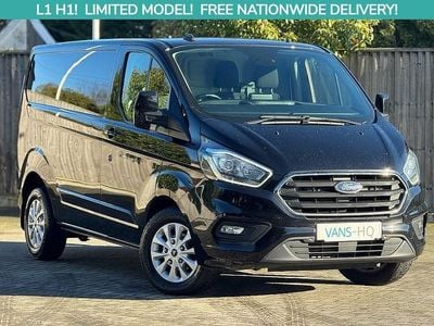 Black Used 2022 Ford Transit Custom Limited Van | £13,495 (Good price)