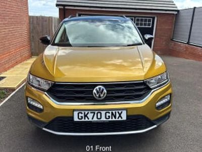 Used VW T-Roc Design 150 HP (110 kW) 2020 Yellow SUV