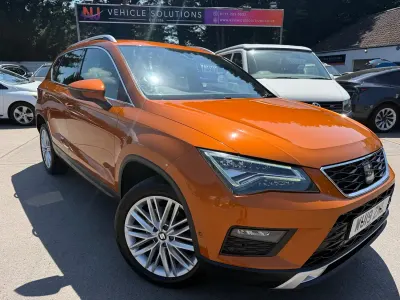 Used Seat Ateca XCELLENCE 150 HP (110 kW) 2019 Orange SUV