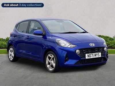 Used Hyundai i10 SE 67 HP (49 kW) 2021 Blue Hatchback