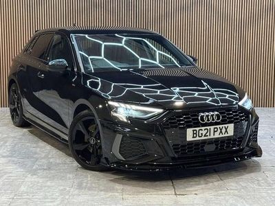 Used Audi A3 S-Line 110 HP (80 kW) 2021 Black Sedan