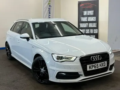 Używany Audi A3 S-Line 110 KM (80 kW) 2015 Biały Hatchback