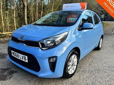 Used Kia Picanto 66 HP (48 kW) 2019 Blue Hatchback
