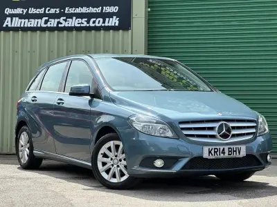 Used Mercedes B180 SE 109 HP (80 kW) 2014 Blue Hatchback