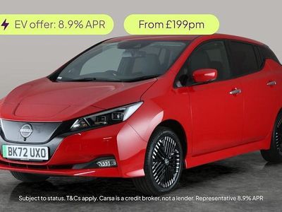 Red Used 2022 Nissan Leaf Tekna Hatchback | £13,772 (Fair price)