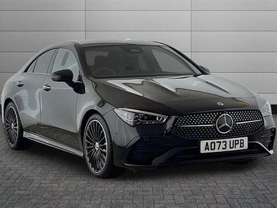 Used Mercedes CLA200 AMG Line Premium Plus 163 HP (119 kW) 2023 Cosmos black Sedan