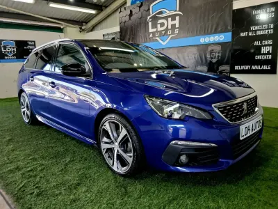 Used Peugeot 308 SW GT-line 2019 Blue Estate
