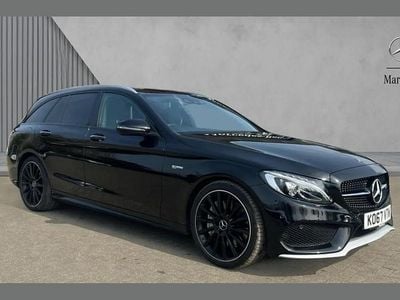 Used Mercedes C43 AMG Premium Plus 367 HP (269 kW) 2018 Obsidian black metallic Estate