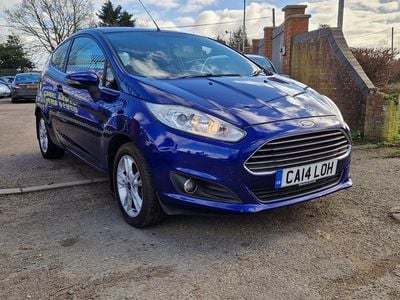Used Ford Fiesta Zetec 2014 Blue Hatchback