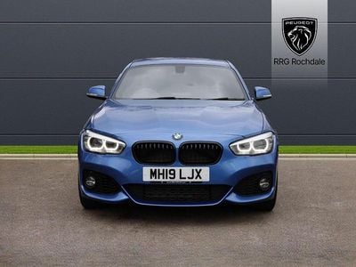 Used BMW 118 M Sport 134 HP (98 kW) 2019 Blue Hatchback