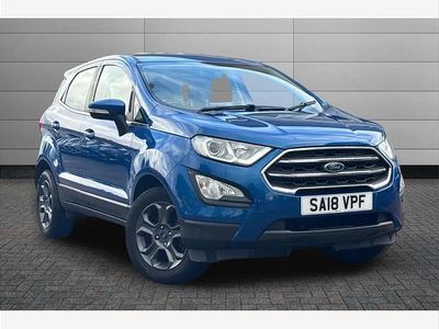 Used Ford Ecosport Zetec 125 HP (91 kW) 2018 Blue SUV