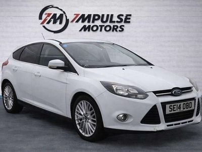 Used Ford Focus Zetec 2014 White Hatchback