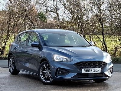 Blue Used 2020 Ford Focus ST-Line Hatchback | £11,998 (Fair price)