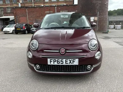 Used Fiat 500 Lounge 69 HP (50 kW) 2015 Red Hatchback