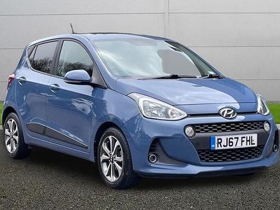 Used Hyundai i10 Premium SE 87 HP (63 kW) 2017 Blue Hatchback