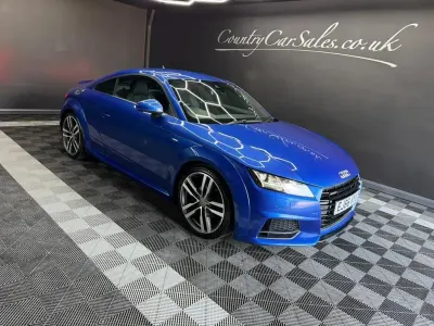 Used Audi TT S-Line 230 HP (169 kW) 2016 Blue Coupe