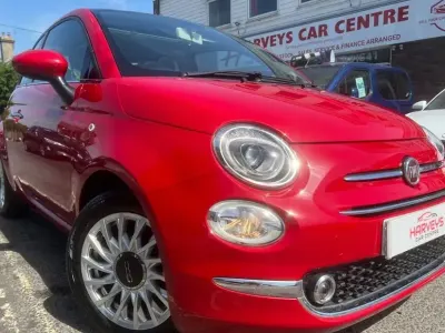 Used Fiat 500 Lounge 69 HP (50 kW) 2018 Red Hatchback
