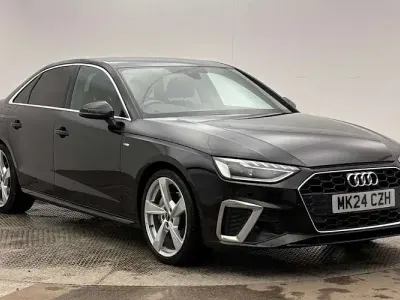 Used Audi A4 S-Line 204 HP (150 kW) 2024 Black Sedan
