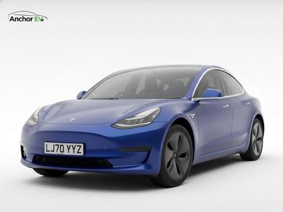 Blue Used 2020 Tesla Model 3 Standard Range Sedan | £14,995 (Fair price)
