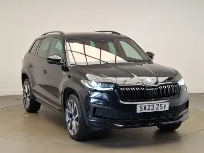 Used Skoda Kodiaq SportLine 150 HP (110 kW) 2023 Black SUV