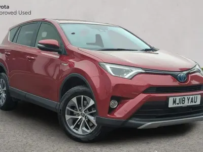 Used Toyota RAV4 Hybrid 197 HP (144 kW) 2018 Red SUV