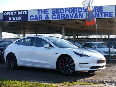 White Used 2020 Tesla Model 3 Performance Sedan | £19,995 (Fair price)