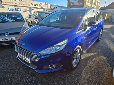 Blue Used 2016 Ford S-MAX Titanium MPV | £9,990 (Fair price)