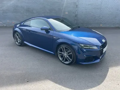 Usado Audi TT S-Line 230 HP (169 kW) 2017 Azul Coupé