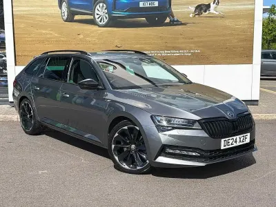 Used Skoda Superb SportlinePlus 188 HP (138 kW) 2024 Grey Estate