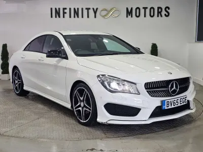 Begagnad Mercedes CLA200 AMG 136 HK (100 kW) 2015 Vit Sedan