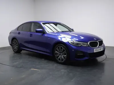 Used BMW 330e M Sport 292 HP (214 kW) 2021 Blue Sedan