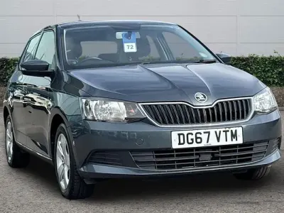 Used Skoda Fabia SE 75 HP (55 kW) 2017 Grey Hatchback