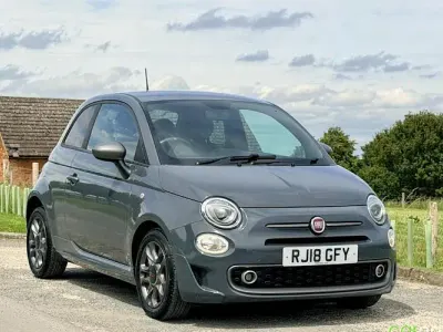 Used Fiat 500 S 69 HP (50 kW) 2018 Grey Hatchback