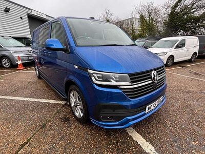 Used VW Transporter Highline 150 HP (110 kW) 2023 Blue Van