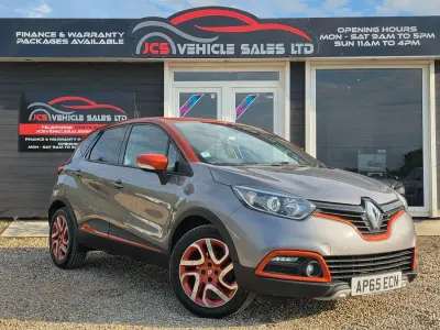 Used Renault Captur Dynamique 90 HP (66 kW) 2015 Grey/orange SUV