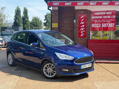 Used Ford C-MAX Zetec 120 HP (88 kW) 2017 Blue MPV