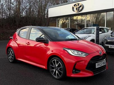 Orange Used 2022 Toyota Yaris Hybrid Edition Hatchback | £16,495 (A bit pricey)