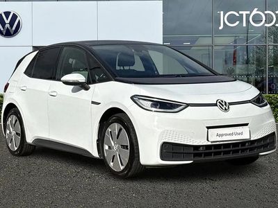 Used VW ID.3 Pro Performance 150 kW (204 HP) 2021 White Hatchback