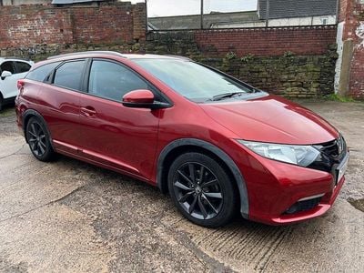 Begagnad Honda Civic SR 2014 Röd Kombi