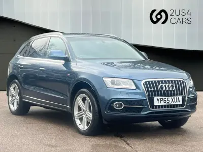 Used Audi Q5 S-line plus 190 HP (139 kW) 2015 Blue SUV