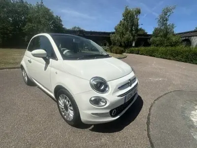 Used Fiat 500 Lounge 69 HP (50 kW) 2016 White Hatchback