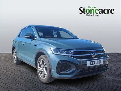 Used VW T-Roc R-line 150 HP (110 kW) 2022 Blue SUV