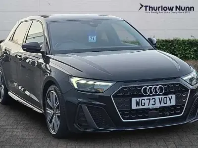 Used Audi A1 Sportback S-Line 95 HP (69 kW) 2023 Black Hatchback