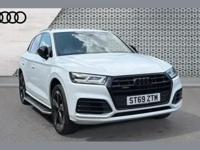 Used Audi Q5 Black Edition 245 HP (180 kW) 2020 White SUV
