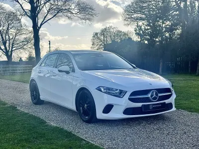 Used Mercedes A180 SE 136 HP (100 kW) 2019 White Hatchback