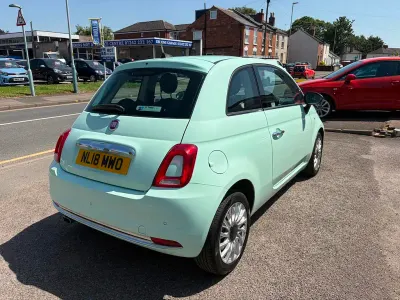 Used Fiat 500 Lounge 69 HP (50 kW) 2018 Green Hatchback